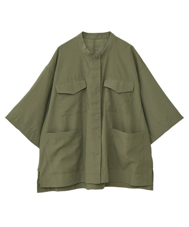 Green Parks ミリタリーシャツジャケット Khaki