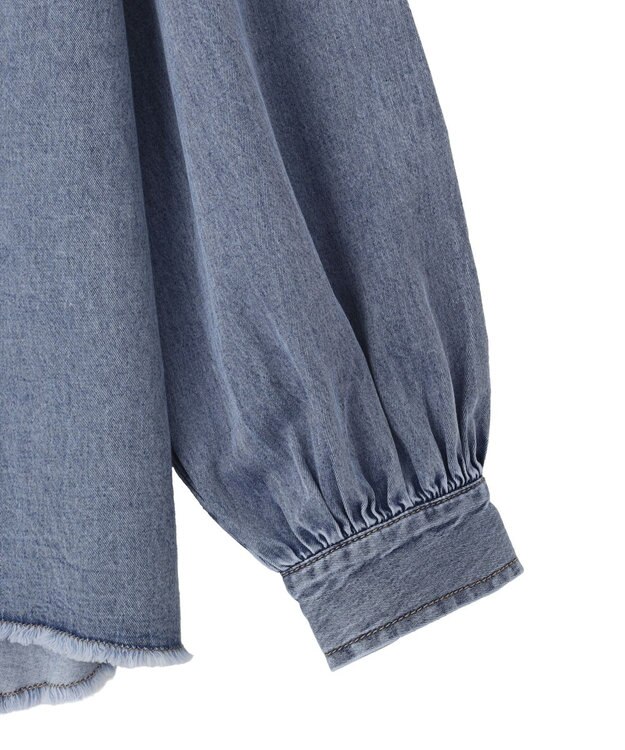 earth music&ecology 【予約】ウエスタンデニムシャツ ライトインディゴ