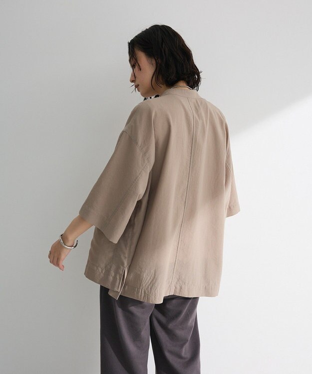 Green Parks ミリタリーシャツジャケット Beige