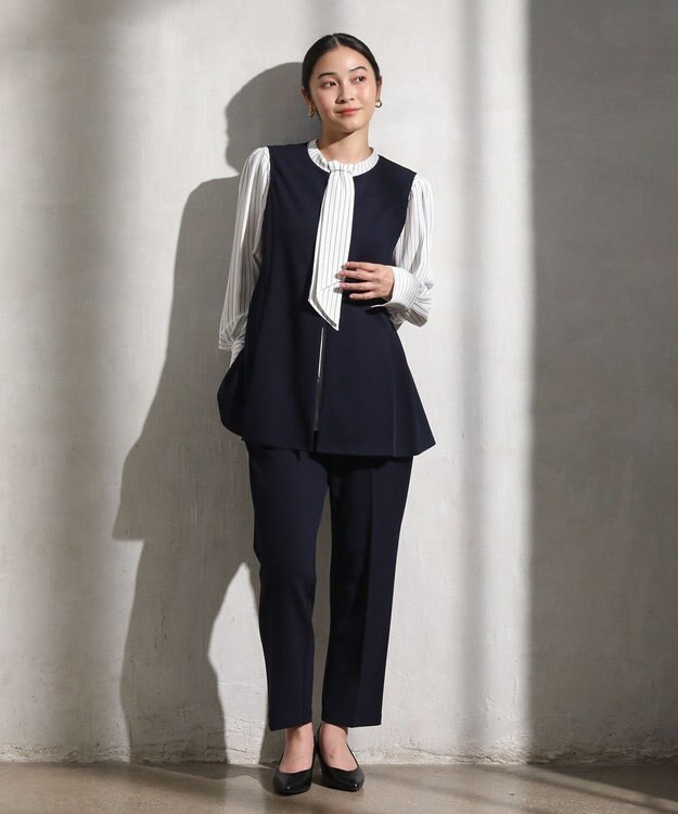 Green Parks きれいシルエットジレ Dark Navy