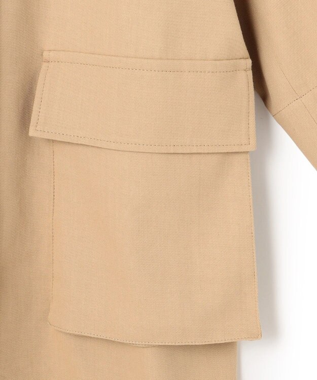 BEIGE， MOLUCCELLA / オーバーサイズステンカラーコート Beige