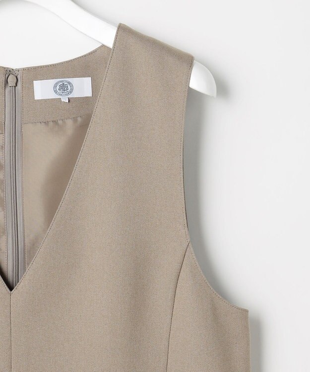 J.PRESS LADIES L ツムギートflannel ジャンパースカート ベージュ系