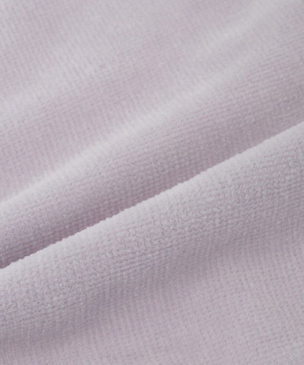 Maison de FLEUR ローズ刺繍タオルハンカチ Lavender