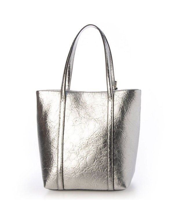 UNBILLION カシュカシュ cachecache / クラッシュメタリック2wayミニトート シルバー