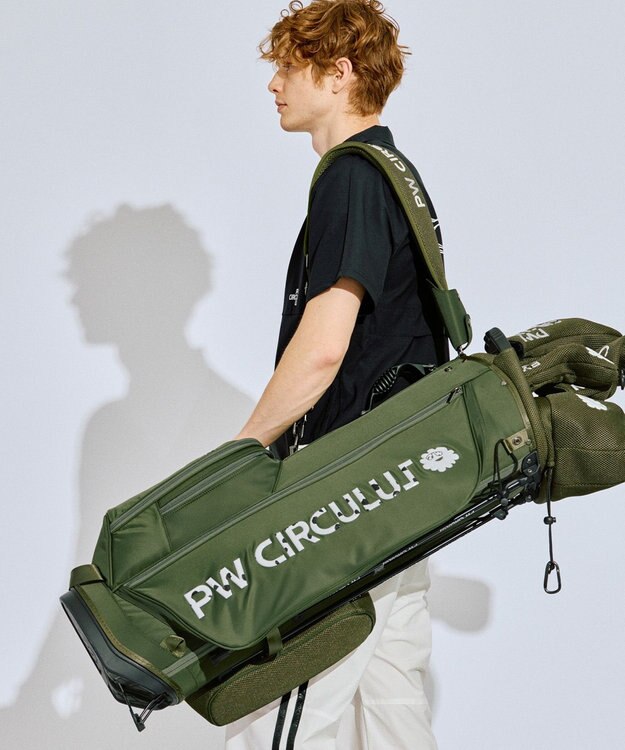 PW CIRCULUS 【新色追加！】【UNISEX】メッシュアイアンカバー ゴルフ カーキ系