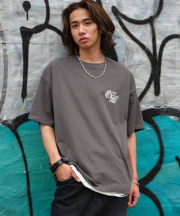 WEGO 【ユニセックス着用ITEM/SMLサイズ展開】ヴィンテージライクグラフィックT（SS） 柄8