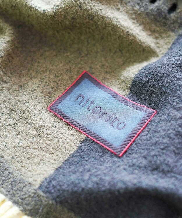 nitorito 【3WAY/秋冬向け/UNISEX】wadachi チェック柄 ストール khaki
