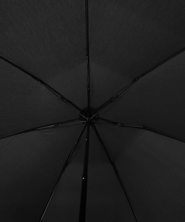 MOONBAT POLO RALPH LAUREN 折りたたみ傘 メンズ プレーン ワンポイント刺繍 大きめ60cm ブラック