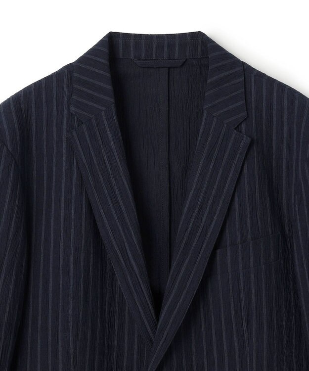 JOSEPH HOMME 【新素材】エアリッジストレッチ ジャケット ネイビー系1