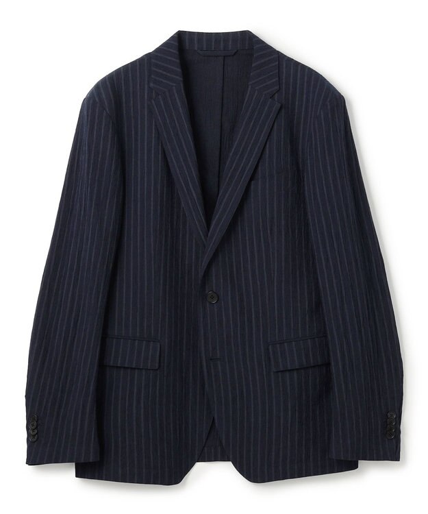 JOSEPH HOMME 【新素材】エアリッジストレッチ ジャケット ネイビー系1