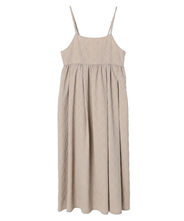 Green Parks ・ＥＬＥＮＣＡＲＥ　ＤＵＥ　ジャカードキャミワンピ Beige