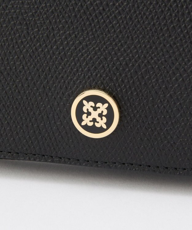 russet 【2025AW新作】プレートレザーギャルソンウォレット(SO-429) Black