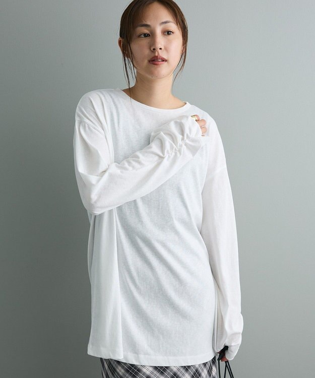 CRAFT STANDARD BOUTIQUE オーバーサイズロンＴｅｅ Off White