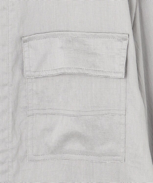 JOSEPH HOMME ストレッチマイヤー　フードブルゾン ライトグレー系