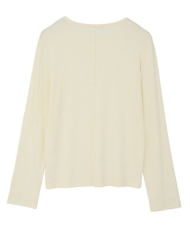 CRAFT STANDARD BOUTIQUE クルーネックバックメローカットソー Ivory