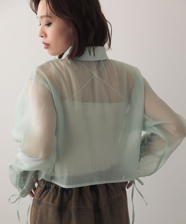 Green Parks ＥＧＯＩＳＴドロストシアーシャツ Mint