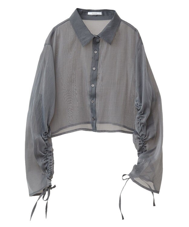 Green Parks ＥＧＯＩＳＴドロストシアーシャツ Gray