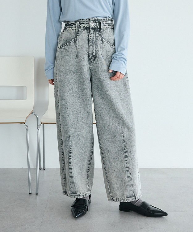 CRAFT STANDARD BOUTIQUE カーブデニムパンツ Light Gray