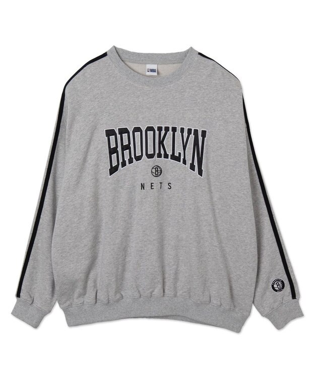 WEGO 別注NBA2ラインBIGPO 杢グレー