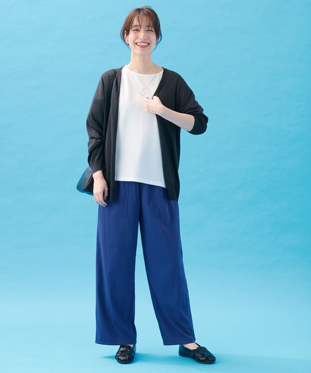 ANY トッパーニットカーディガン チャコール