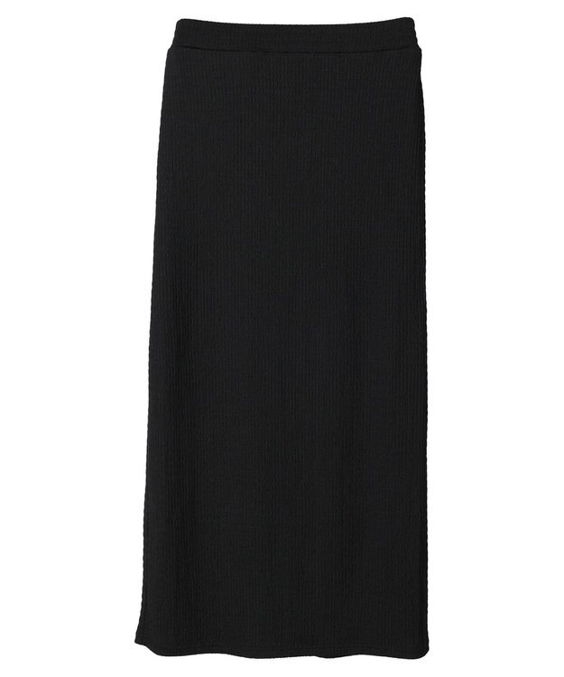 Green Parks ふくれＪＱ　Ｉラインスカート Black