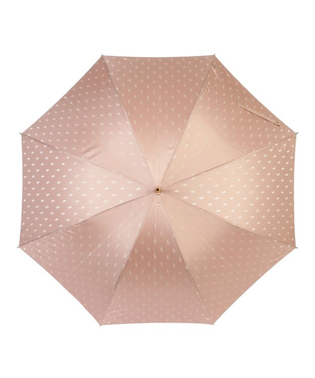 MOONBAT 【日本製】POLO RALPH LAUREN 長傘 ポロポニージャカード ピーチ