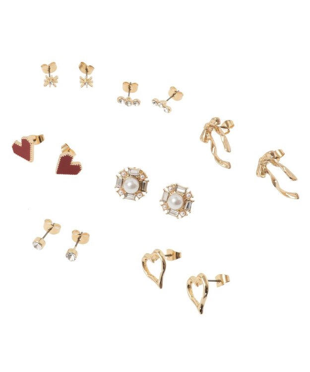 earth music&ecology １ＷＥＥＫピアスセット Gold