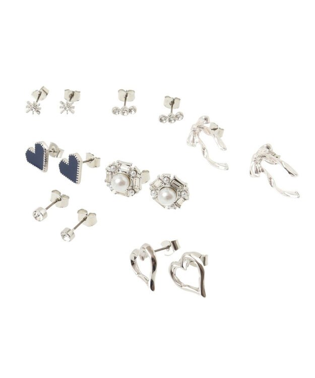 earth music&ecology １ＷＥＥＫピアスセット Silver