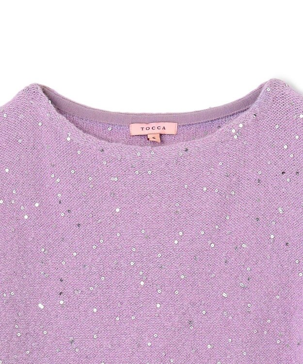 TOCCA 【洗える！】SNOW SRORM KNIT ニットプルオーバー ラベンダー系