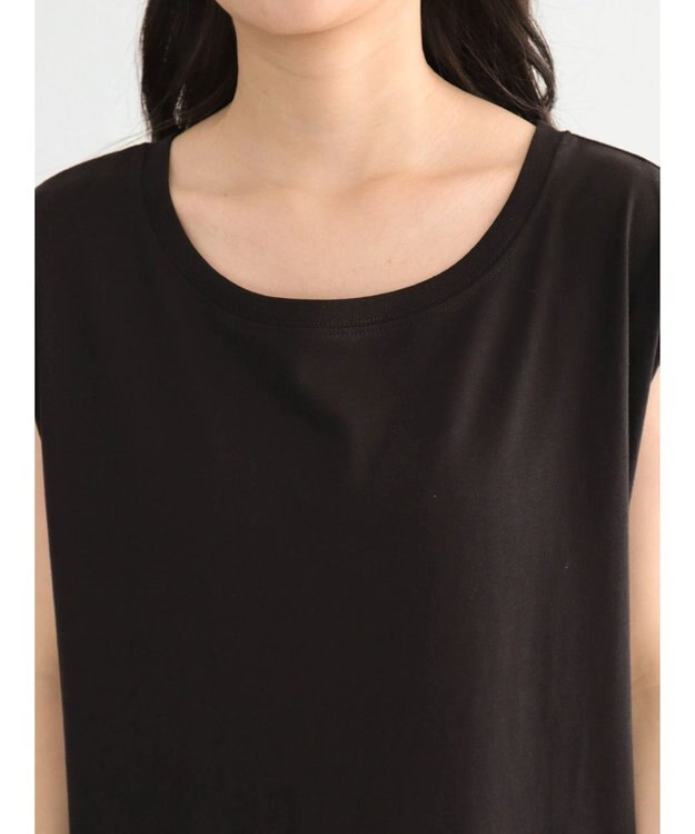 Green Parks ・ＳＵＧＡＲ　ＳＰＯＯＮ【ＣＯＯＬ】タックノースリワンピ Black