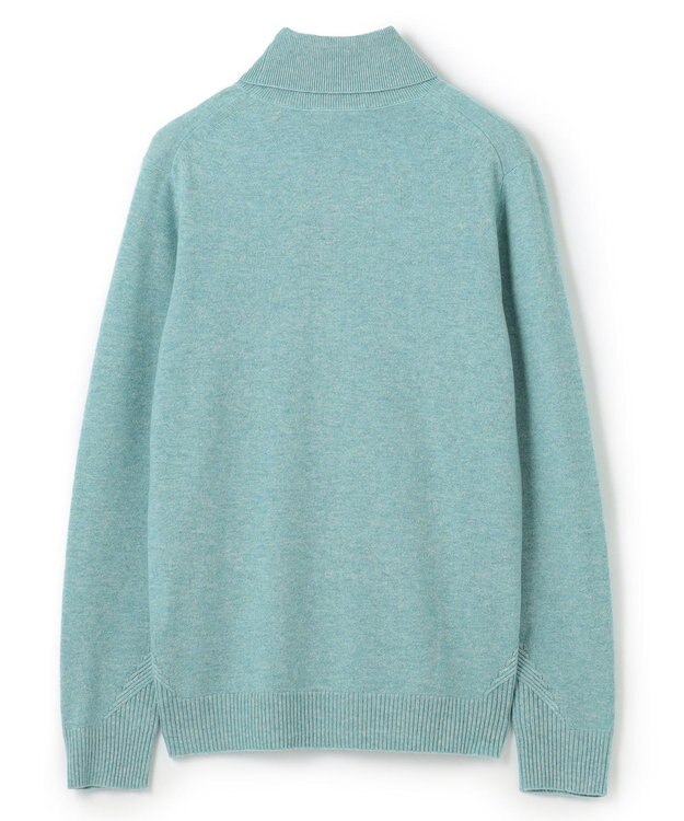 JOSEPH HOMME ピュアカシミヤ　タートルネックニット スモーキーグリーン系