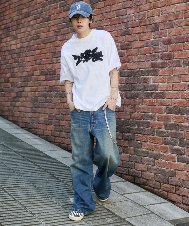 WEGO グラフィックBIG　T（SS） ホワイト