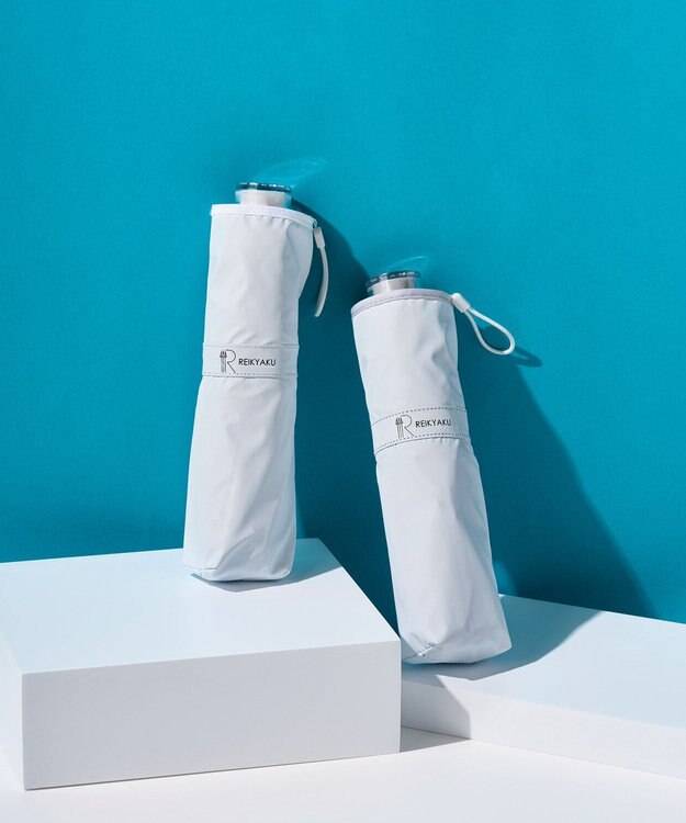 MOONBAT 【世界初の放射冷却素材】REIKYAKUパラソル ラディクール 折りたたみ傘 54㎝ 晴雨兼用 日傘 遮光100％ UV100％ 遮熱 ホワイト