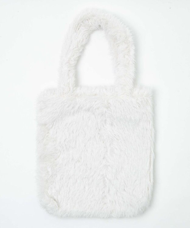 WEGO ラメファートート ホワイト