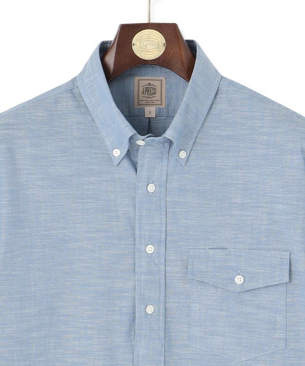 J.PRESS MEN アメリカンコットン ダンガリーシャツ サックスブルー系