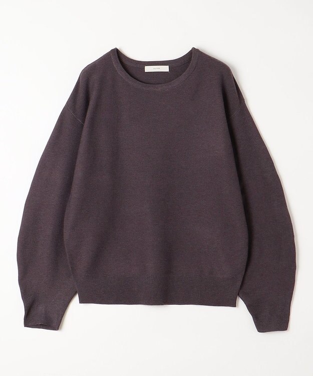 ANY 【洗濯機可能/8色展開】ハッピーカラーニット チャコール