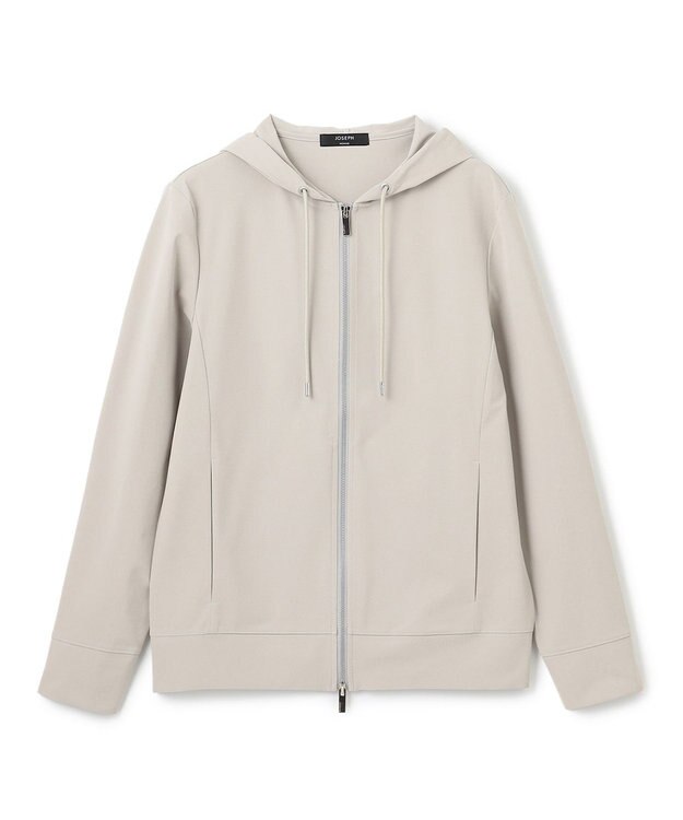 JOSEPH HOMME 新素材【水滴除去性/洗える/ストレッチ】 デューエイトタックジャージー   ジップアップパーカー アイボリー系