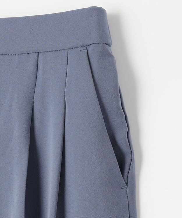 ANY 【ウエストゴム】コンフォート美脚パンツ ブルー