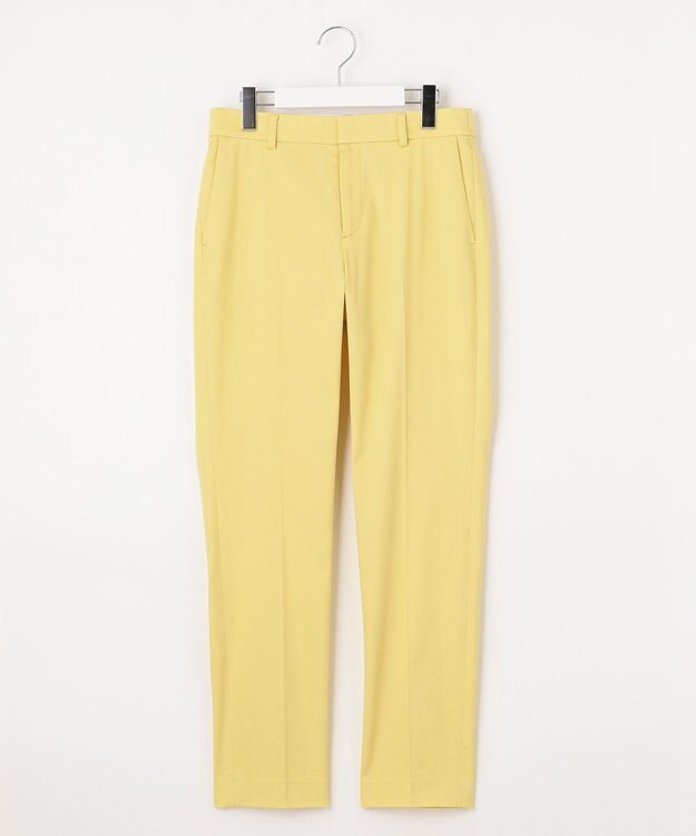 自由区 【接触冷感・吸湿・速乾・XXSサイズあり】COOLMAX テーパードパンツ ライトイエロー系