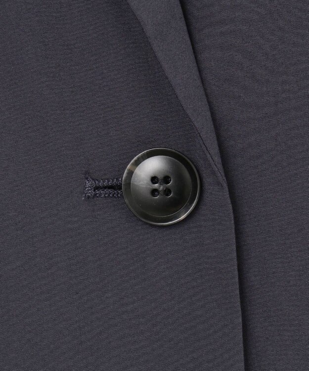 ANY L 【洗濯機可/接触冷感/UVケア】清涼リラックス半袖ジャケット チャコール