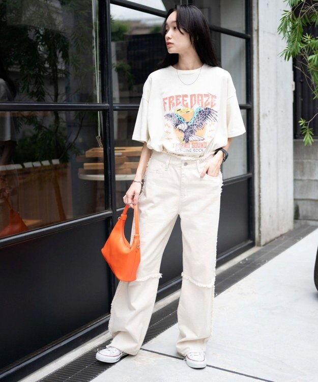 WEGO ピグメントBIGTシャツ 柄8