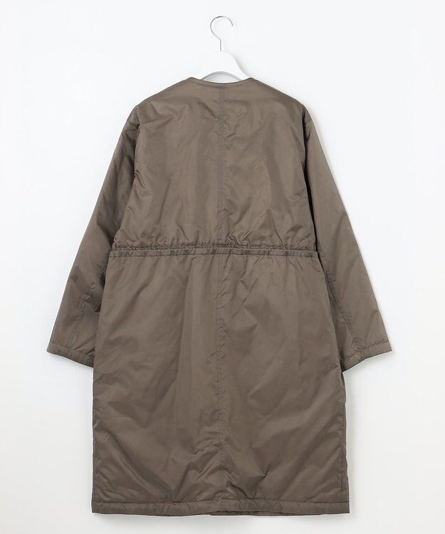 自由区 【洗える/リバーシブル】ブライトキルト リバーシブルコート カーキ系