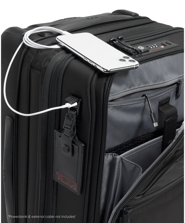 TUMI ALPHA インターナショナル・オフィス・4ウィール・キャリーオン スーツケース（機内持ち込みサイズ） ブラック