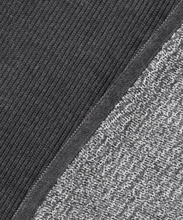 JOSEPH ABBOUD 【軽量/イージーケア】 KARL KARLジップ ニット ブルゾン グレー系