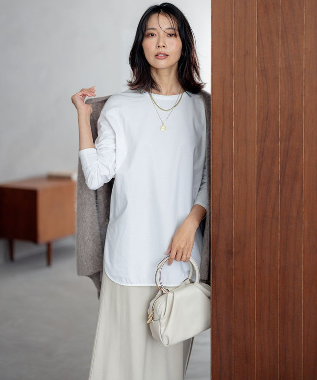 23区 アルパカシャギー ニット カーディガン ブラウン系