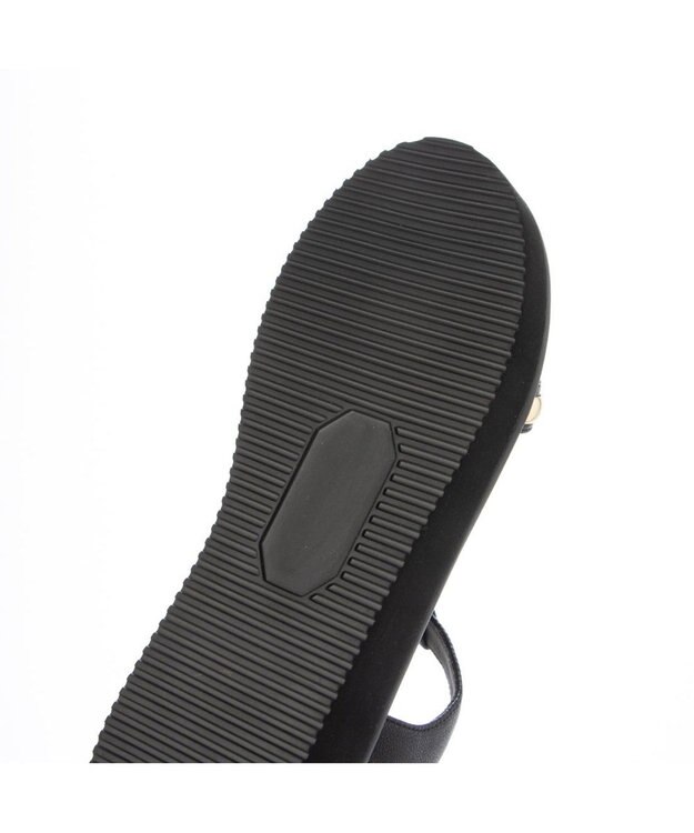 MODE ET JACOMO <MODE ET JACOMO>柔らか厚底ストラップサンダル ブラック