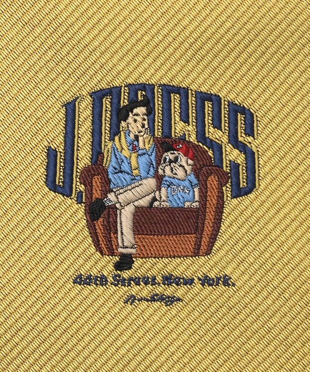 J.PRESS MEN 【AaronChang】ジャカード ネクタイ イエロー系