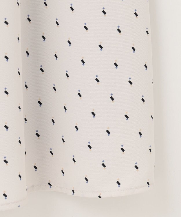 ANY SIS 【洗える】2WAYネック ワンピース アイボリーベース