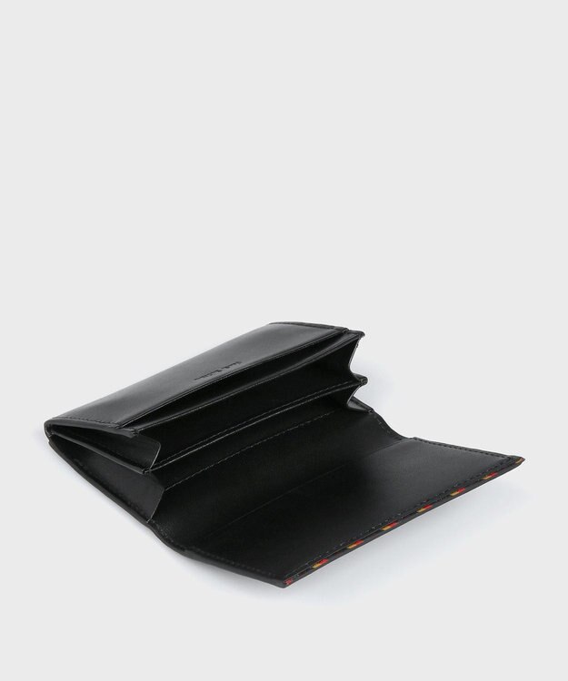 Paul Smith ブライトストライプトリム 名刺入れ ブラック