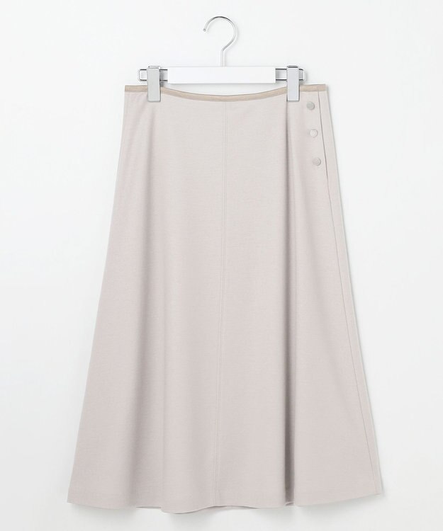 J.PRESS LADIES S ウールスムース スカート ベージュ系